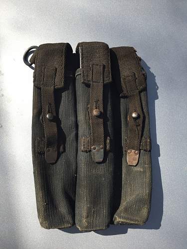 MP 38 / 40 canvas pouch + magazine Auction find!