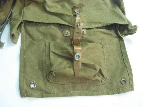 Original german assault pack a-frame bag