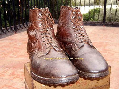 A guide to the German Footwear of WW2:(1) 1945-dated M37 Low Boot