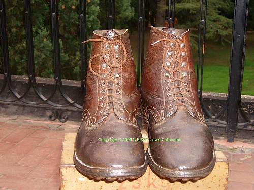 A guide to the German Footwear of WW2:(1) 1945-dated M37 Low Boot