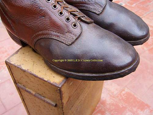 A guide to the German Footwear of WW2:(1) 1945-dated M37 Low Boot