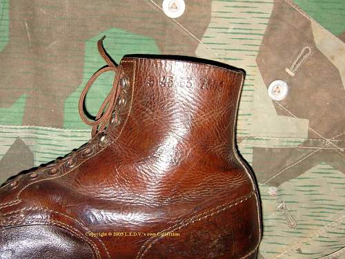 A guide to the German Footwear of WW2:(1) 1945-dated M37 Low Boot