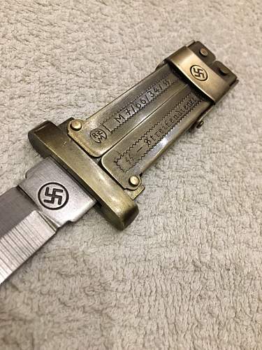 waffen ss knife butterfly knife value ? ? ? and is this original ?