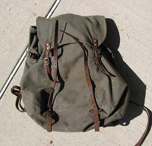 Is this A German WW2 Rucksack with frame?