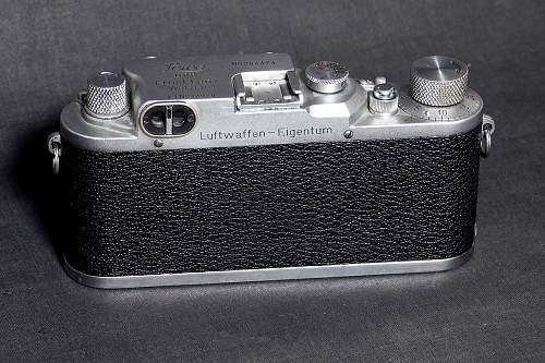 Recent find; a 100% original Leica IIIc Luftwaffen-Eigentum camera