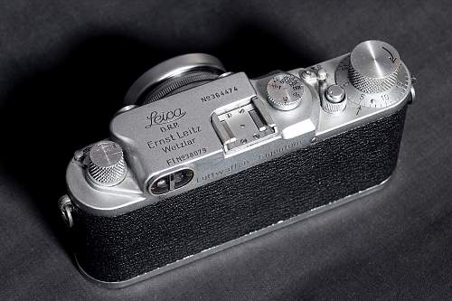 Recent find; a 100% original Leica IIIc Luftwaffen-Eigentum camera