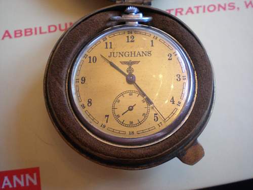 U-Boat Junghans pocket watch and cigarette case