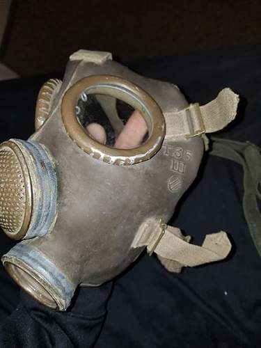 German Condor Legion/ Spanish National Army Spanish Civil War Combat Gas Mask Set