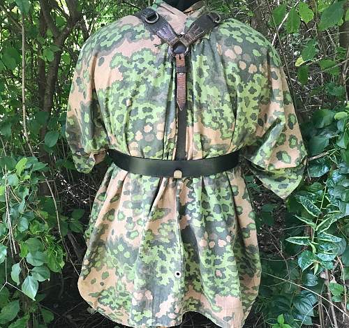 SS oak-leaf &quot;A&quot; camouflage m31 quarter shelter/poncho