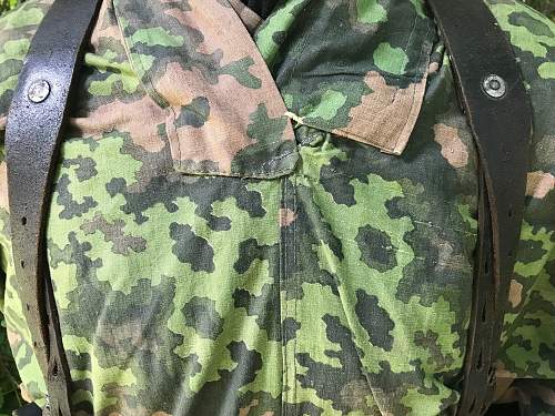 SS oak-leaf &quot;A&quot; camouflage m31 quarter shelter/poncho