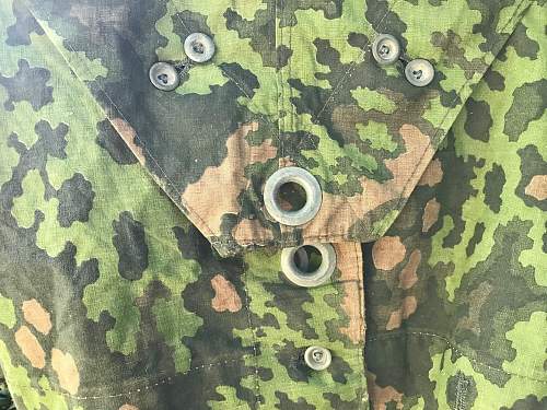 SS oak-leaf &quot;A&quot; camouflage m31 quarter shelter/poncho