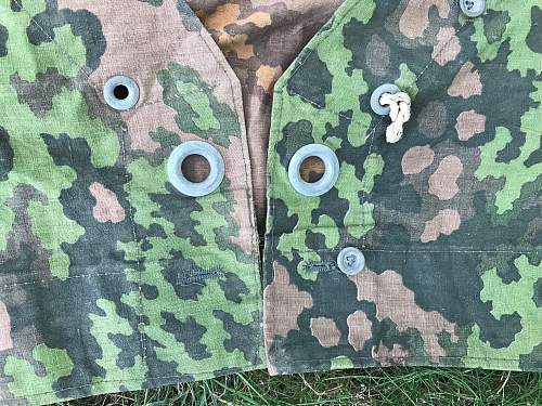 SS oak-leaf &quot;A&quot; camouflage m31 quarter shelter/poncho