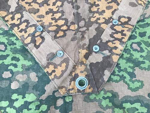 SS oak-leaf &quot;A&quot; camouflage m31 quarter shelter/poncho