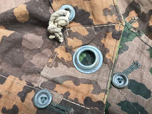 SS oak-leaf &quot;A&quot; camouflage m31 quarter shelter/poncho