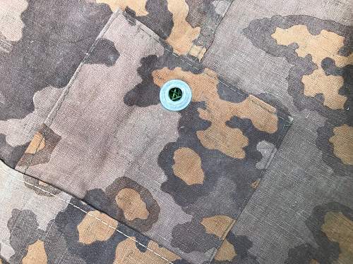 SS oak-leaf &quot;A&quot; camouflage m31 quarter shelter/poncho