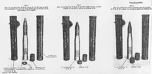 fuse protectors of German artillery / tank rounds