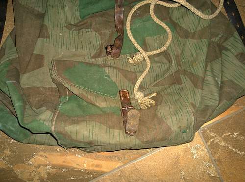 WWII german splinter pattern bag