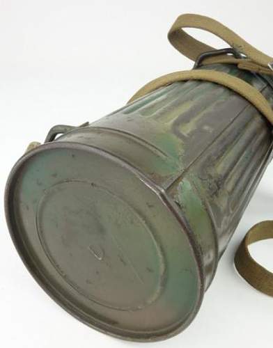 Camo Gas Mask Canisters