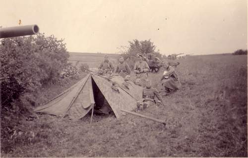 M31 Zeltbahn in use (period photos)