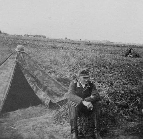 M31 Zeltbahn in use (period photos)