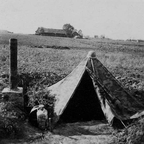 M31 Zeltbahn in use (period photos)