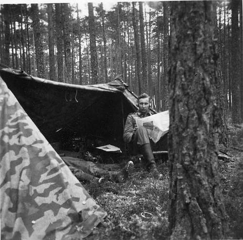 M31 Zeltbahn in use (period photos)