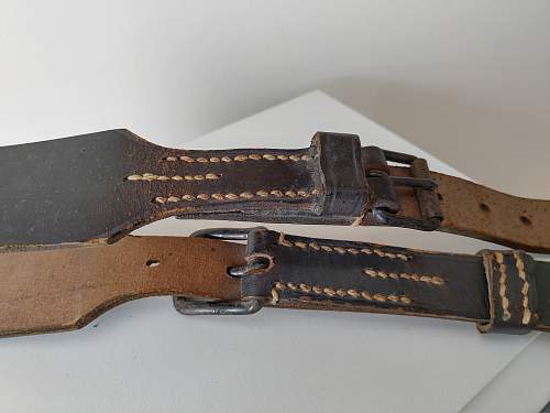 Unknown german leather straps