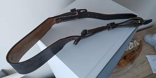 Unknown german leather straps