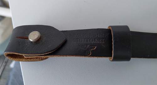 Unknown german leather straps