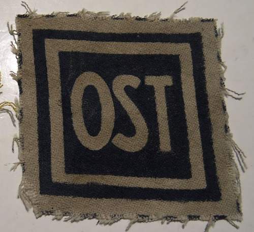 OST arbeiters ( east workers) patches