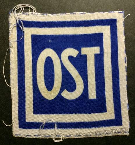 OST arbeiters ( east workers) patches