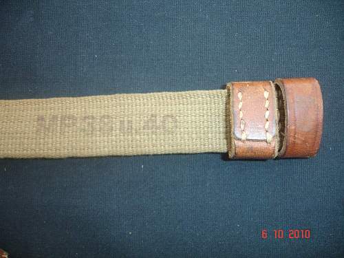 Unknown canvas MP40 strap ?