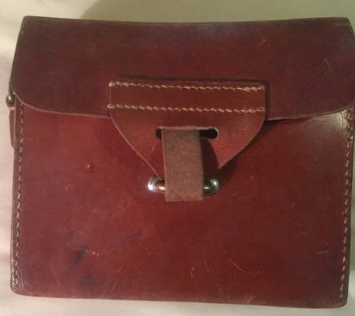 Help! Can anyone identify this military leather pouch