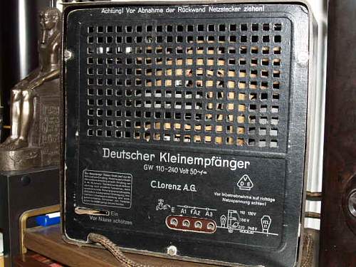 DKE38/ VE301  showed your german radio !!