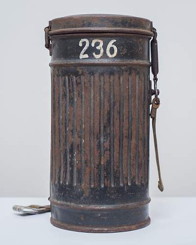 1937 LW gas mask canister &quot;236&quot;