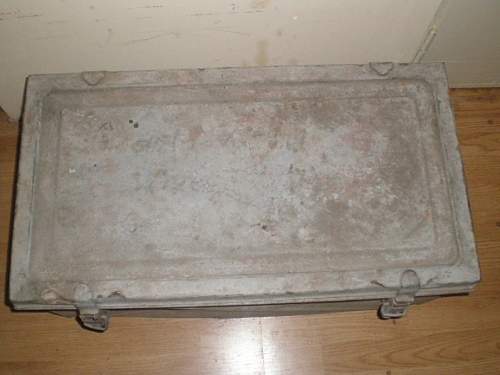 An allegedly german officer document crate
