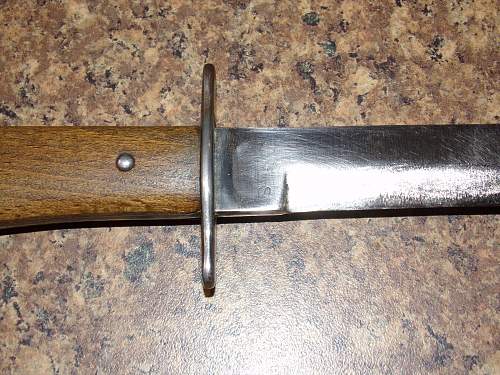 Luftwaffe boot knife s marked