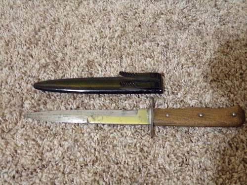 Luftwaffe boot knife s marked