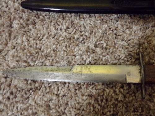 Luftwaffe boot knife s marked