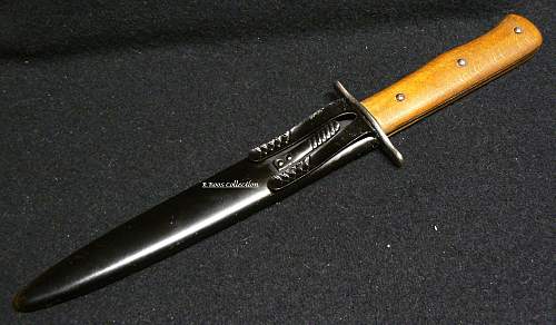 Luftwaffe boot knife s marked