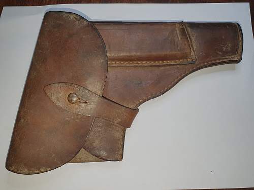 Possible wartime P38 Holster for review.