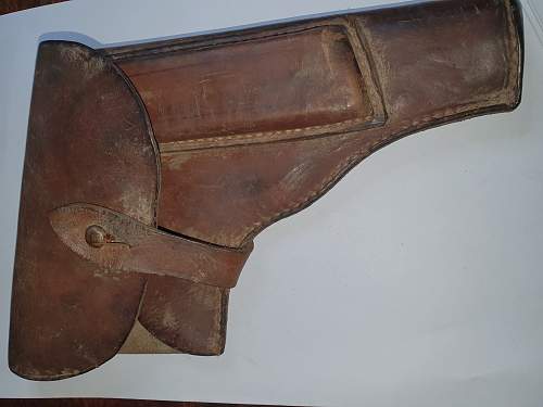 Possible wartime P38 Holster for review.