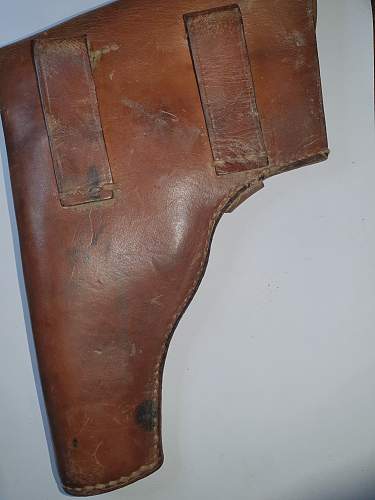 Possible wartime P38 Holster for review.