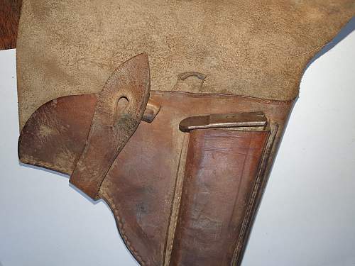 Possible wartime P38 Holster for review.