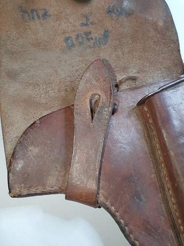 Possible wartime P38 Holster for review.