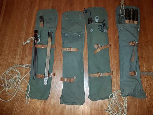 Tent pole pouches Polizei Unit marked.  Please help!