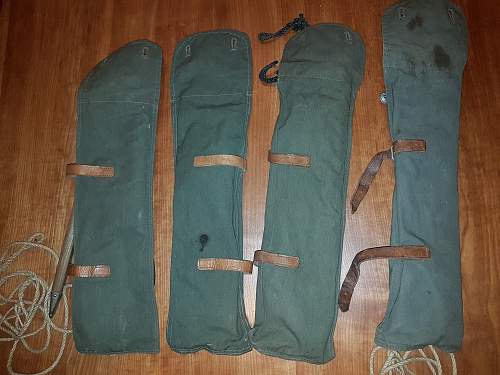 Tent pole pouches Polizei Unit marked.  Please help!