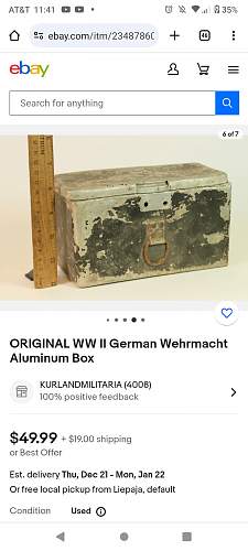 Rare German ammo box?