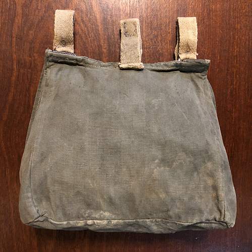 Pre-War / Early WW2 German M31 Breadbag UNIT MARKED &amp; FIELD MODIFIED