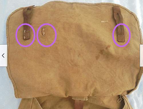 Pre-War / Early WW2 German M31 Breadbag UNIT MARKED &amp; FIELD MODIFIED